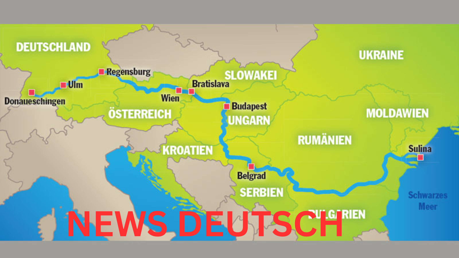 Donau Verlauf Karte Eine detaillierte Betrachtung des zweitlängsten Flusses Europas