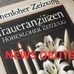 Traueranzeigen Hohenloher Zeitung Bedeutung, Gestaltung und Online-Suche