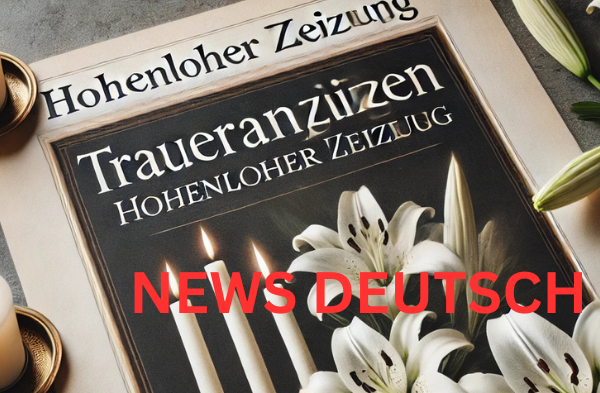 Traueranzeigen Hohenloher Zeitung Bedeutung, Gestaltung und Online-Suche